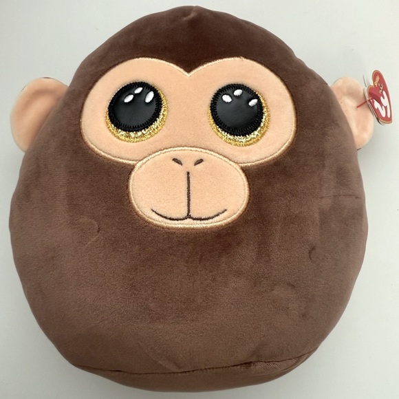 Ty Brown and Tan Monkey Plush NWT - Picture 1 of 11